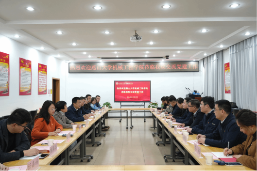 机械工程学院党委联合西里西亚智能科学与工程学院党委开展党建工作专题调研活动
